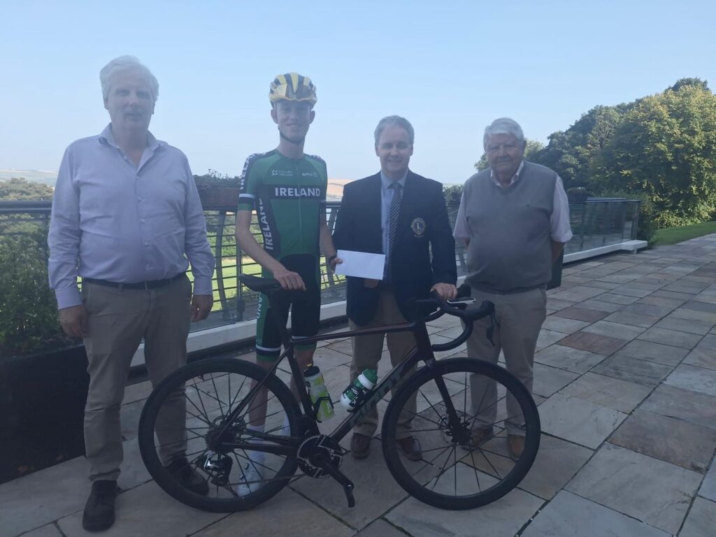 Cormac O'Callaghan representing Ireland at the UCI Para-Cycling World Championship in Belgium